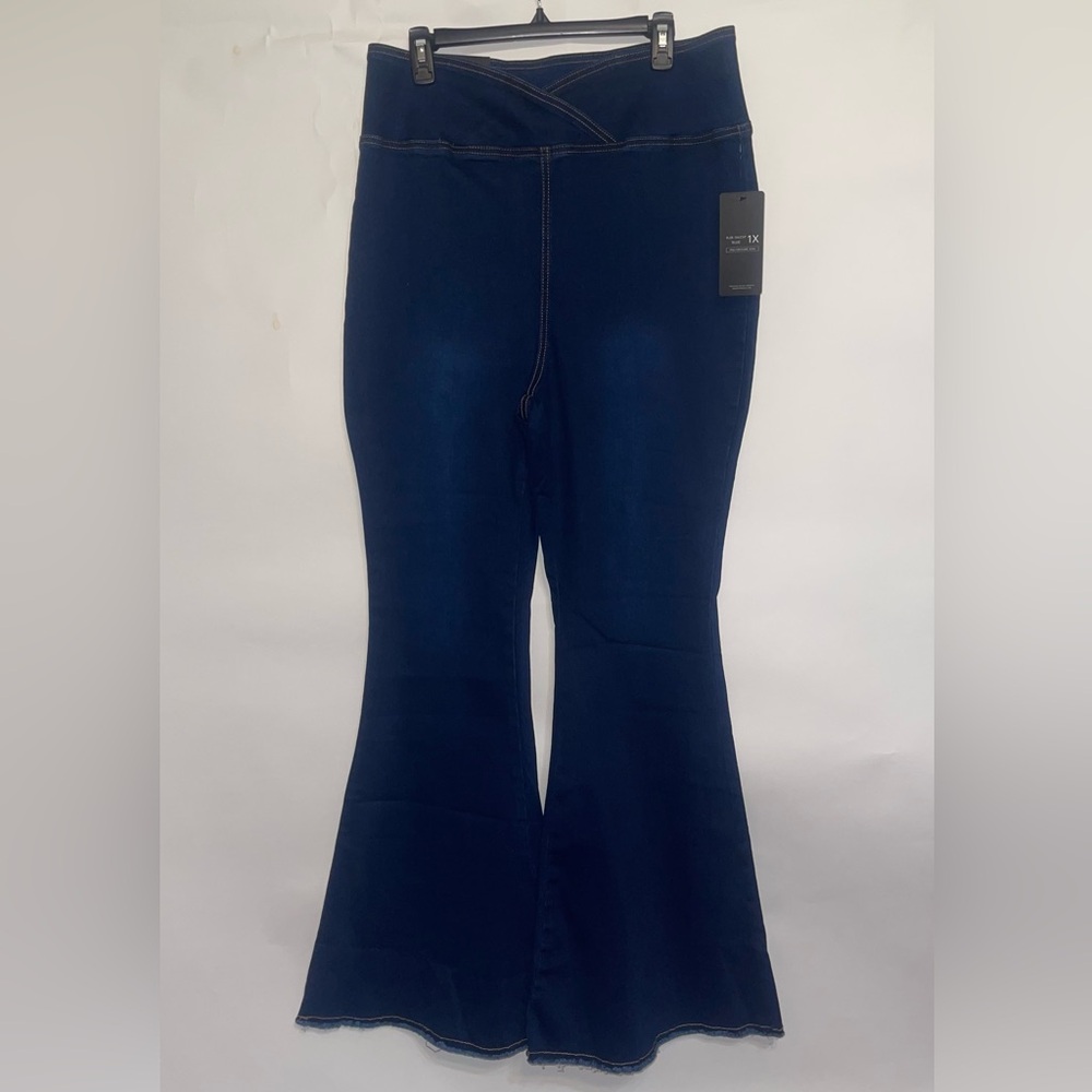 Dark Blue Flared Jeans
